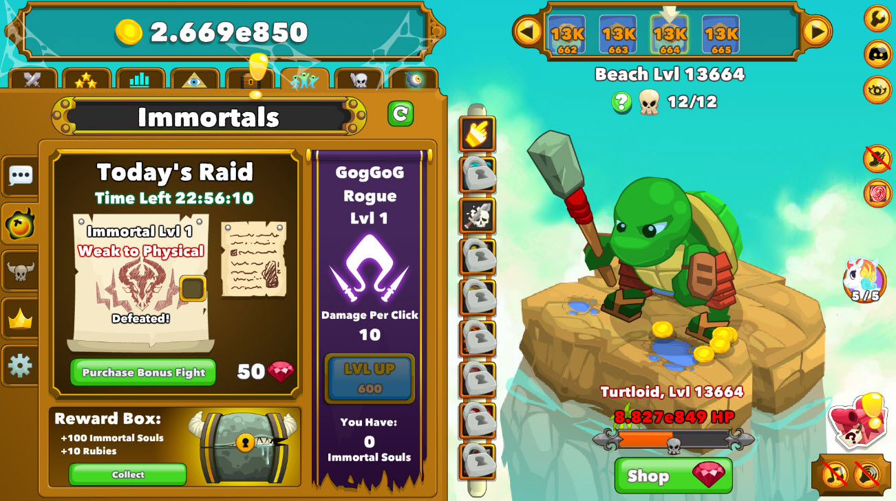 Clicker Heroes Screenshot